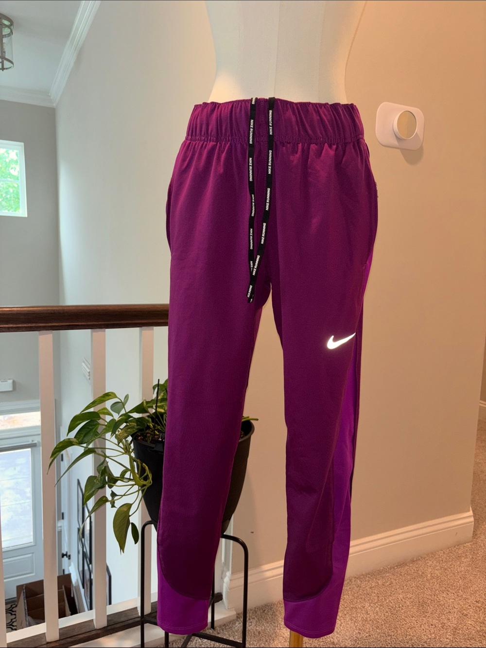 Nike Purple Dri-FIT Athletic Joggers